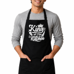 Crazyweaves King of the Kitchen Printed Cotton Apron
