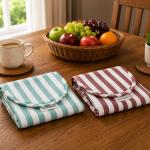 100% Cotton Roti Cover Pack of 2 | Reusable Chapati Cover Cloth | CRAZYWEAVES