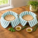 100% Cotton Roti Cover Pack of 2 | Reusable Chapati Cover Cloth | CRAZYWEAVES