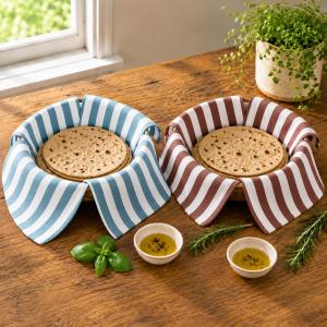 100% Cotton Roti Cover Pack of 2 | Reusable Chapati Cover Cloth | CRAZYWEAVES