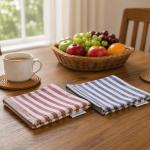 100% Cotton Roti Cover Pack of 2 | Reusable Chapati Cover Cloth | CRAZYWEAVES