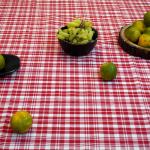 Premium Cotton Table Cloth 40x40 Inches | Red & White Checked Square Dining Table Cover for 2 Seater | Washable & Durable | CRAZYWEAVES