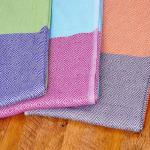 CRAZYWEAVES Diamond Weave Cotton Bath Towel