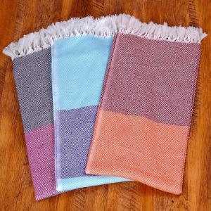 CRAZYWEAVES Premium Diamond Cotton Bath Towel