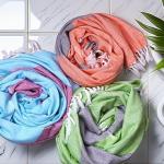 CRAZYWEAVES Diamond Weave Cotton Bath Towel