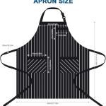 Crazyweaves 100% Cotton Attractive Black Stripe Apron