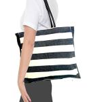 tote bag for shopping 100% Cotton heavy duty canvas tote bags for girls with zip, College Girls,office bag for women for Shopping, Travel & beach bags for women Cotton Fabric