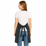 Crazyweaves 100% Cotton Attractive Black Small Stripe Apron