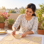 Cotton Papad Drying Cloth with Zip | 36 × 28 Inch | 2 Piece