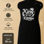 Crazyweaves King of the Kitchen Printed Cotton Apron