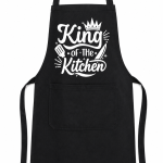 Crazyweaves King of the Kitchen Printed Cotton Apron