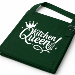 Crazyweaves Queen of the Kitchen Printed Cotton Apron