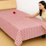 CRAZYWEAVES 100%Cotton Bed Sheet for 60*90 inch Single Bed Cover Single bedsheet 100% Soft Cotton flatsheet