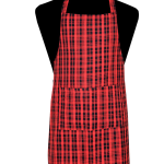 Crazyweaves 100% Cotton Attractive GudTime Red Apron