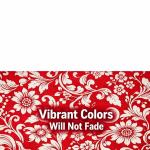 Red & White Floral Printed Cotton Single Bedsheet – 60 x 90 Inch, Soft & Comfortable, Washable Bed Sheet for Bedroom, Home Decor & Everyday Use – CRAZYWEAVES
