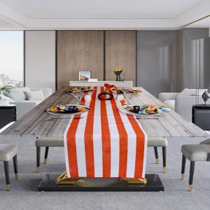 Cotton Ribbed Washable Rectangular Table Runner
