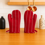 Oven Gloves for Micro Oven Mitten Set for Baking,Cooking Oven Mitten Set