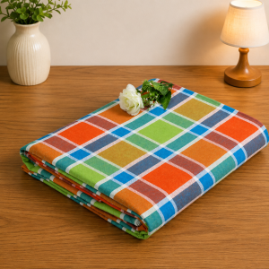 CRWAYWEAVES Handloom Khadi Cotton Bed Sheet